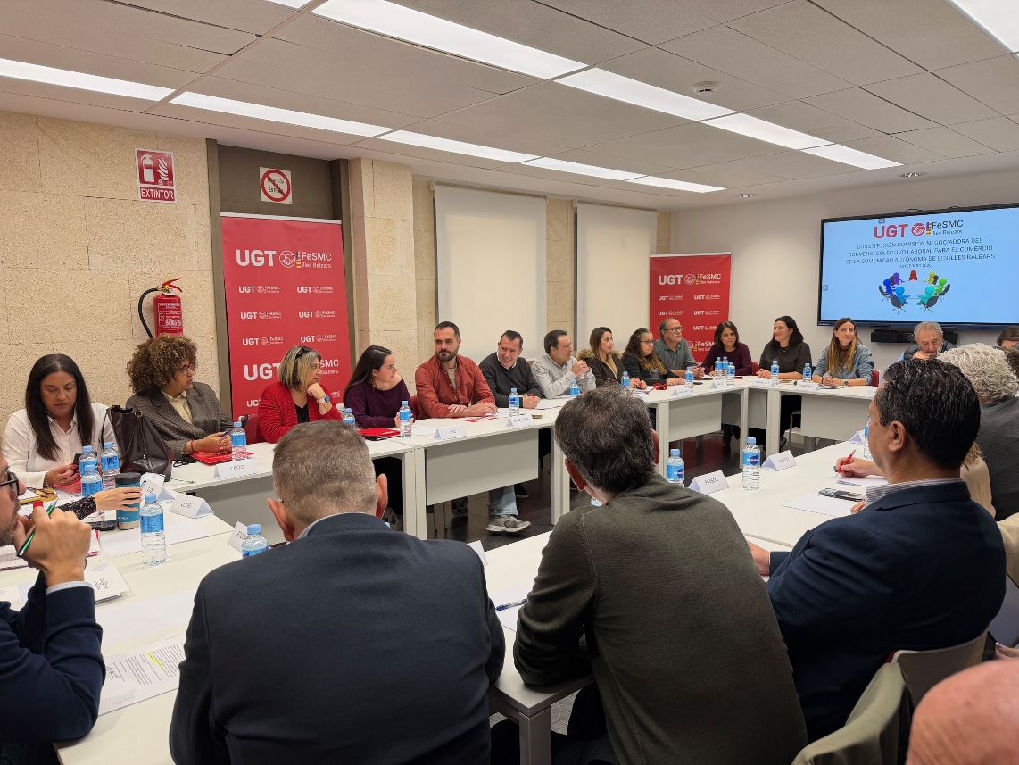 Constitución de la mesa negociadora del convenio de comercio