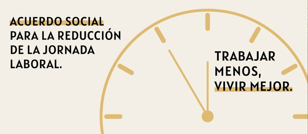 Reloj reducción de jornada laboral