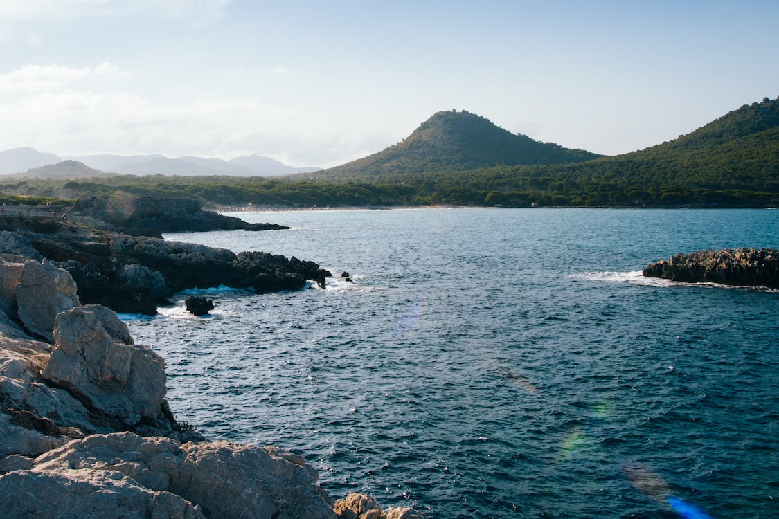 Imagen de mar en invierno